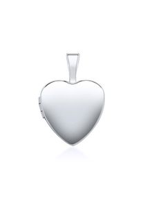 UNIQUE Medaillon Herz aus 14K Weißgold gravierbar
