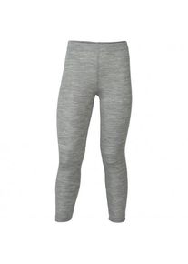Merinounterwäsche Engel Kinder Leggings Kinder (Gr 92 |grau)