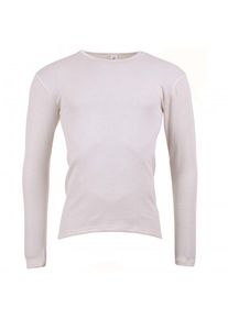 Engel Unterhemd L/S Merinounterwäsche Herren (Gr 46/48 |weiß/grau)