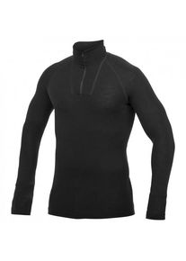 Woolpower Zip Turtleneck Light Merinounterw&auml;sche (Gr S |schwarz)