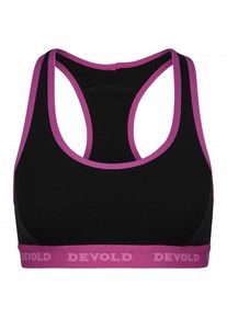 DEVOLD Double Bra Sport-BH Damen (Gr XS |schwarz)