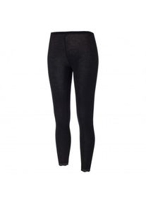 Engel Leggings mit Spitze Merinounterwäsche Damen (Gr 34/36 |schwarz)