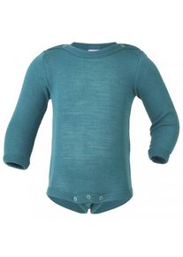 Engel Baby-Body Langarm Mit Druckverschluss Schulter Merinounterw&auml;sche Kinder (Gr 50/56 |t&uuml;rkis)