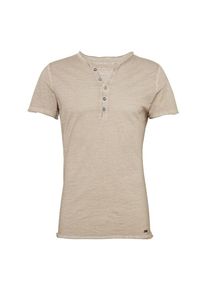 Key Largo, Herren T-Shirt 'MT LEMONADE button', Sand