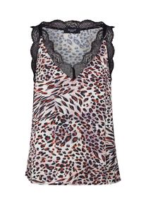 Sisters Point, Damen Top 'VARA-TA3', Creme / Braun / Schwarz