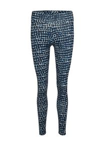 OGNX, Damen Sportleggings 'CROCO', Petrol / Schwarz