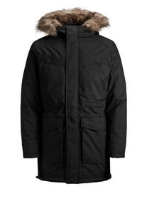 Jack & Jones JACK & JONES, Herren Parka, Schwarz