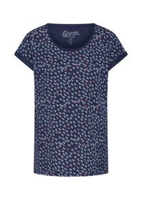 EDC by Esprit, Damen Shirt 'OCS Short Slub', Navy / Mint