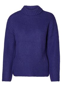 Pieces, Damen Pullover, Dunkellila