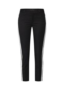 Banana Republic, Damen Hose 'SLOAN SPORTIFF SIDE STRIPE BLACK', Schwarz / Wei&szlig;