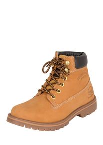Dockers by Gerli, Damen Schn&uuml;rboot aus Leder, Braun