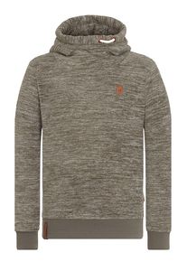 Naketano, Herren Sweatshirt 'Flash Ahaaaaaaaaa', Oliv