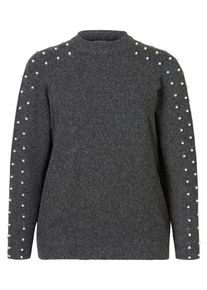 JUNAROSE, Damen Pullover, Rauchgrau