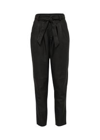 V&eacute;ro Moda VERO MODA, Damen Hose in Leder-Optik 'LOA', Schwarz