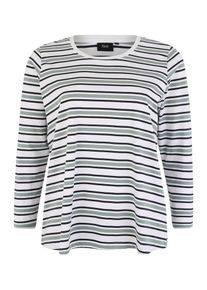 ZIZZI, Damen Shirt 'SCARLETT', Nachtblau / Jade / Wei&szlig;