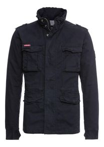 Superdry, Herren Jacke 'CLASSIC ROOKIE MILITARY JACKET', Nachtblau