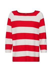 s.Oliver RED LABEL, Damen Pullover, Rot / Wei&szlig;
