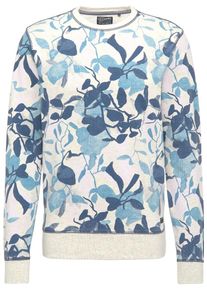 PETROL INDUSTRIES, Herren Pullover, Creme / Blau