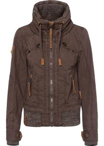 Naketano, Damen Jacke 'Girl with a dark Side', Braun