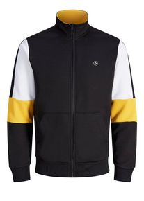 Jack & Jones JACK & JONES, Herren Sweatshirt, Senf / Schwarz / Wei&szlig;