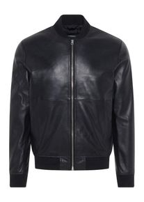 J. Lindeberg J.Lindeberg, Herren Lederjacke 'Thom Non Grain', Schwarz