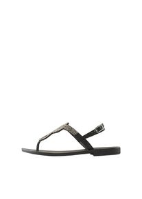 Pieces, Damen Sandalen, Schwarz