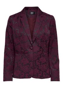 Only, Damen Blazer, Karminrot / Rotviolett