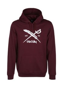Iriedaily, Herren Kapuzen-Sweatshirt 'Daily Flag', Weinrot