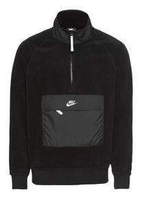 Nike Sportswear, Herren Fleecejacke 'M NSW TOP HZ CORE WNTR SNL', Schwarz
