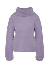 Saint Tropez, Damen Pullover 'COWL NECK KNIT SWEAT', Flieder