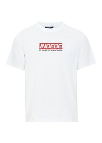 J. Lindeberg J.Lindeberg, Herren T-Shirt 'Dale Distinct', Rot / Schwarz / Wei&szlig;