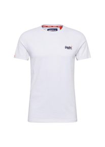 Superdry, Herren T-Shirt 'ORANGE LABEL VNTGE EMB S/S TEE', Wei&szlig;