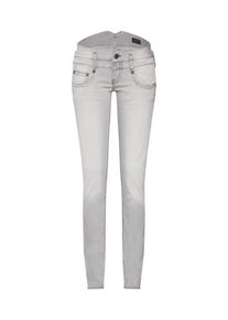 Herrlicher, Damen Jeans 'Pitch Slim Denim Black Comfort +', Grau