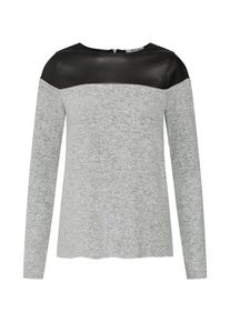 ABOUT YOU, Damen Pullover 'Ceyda Jumper', Grau / Schwarz