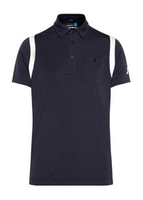 J. Lindeberg J.Lindeberg, Herren 'Dolph slim TX' Jersey Poloshirt, Dunkelblau / Wei&szlig;