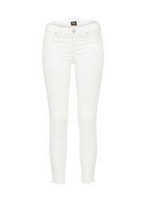 Lee, Damen Ankle Jeans mit Zipper-Details 'SCARLETT', White Denim