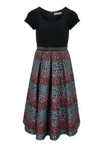 Heine, Damen Cocktailkleid, Mischfarben / Schwarz