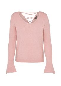 Review, Damen Pullover 'LACE', Rosa