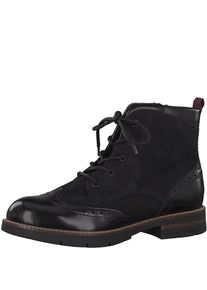 Tamaris, Damen Schn&uuml;rstiefelette, Schwarz