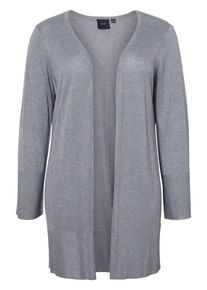 JUNAROSE, Damen Strickjacke, Dunkelgrau