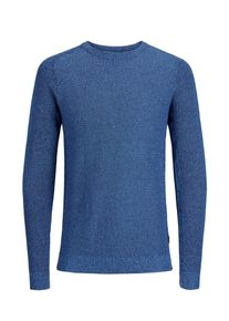 Jack & Jones JACK & JONES, Herren Pullover 'JPRMAINE KNIT CREW NECK', Blau