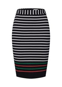 armedangels, Damen Rock 'AGATAA CONTRAST STRIPES', Schwarz / Wei&szlig;