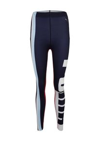 Puma, Damen Sporthose 'Varsity', Blau / Wei&szlig;