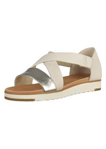 SPM, Damen Sandalen, Beige / Silber