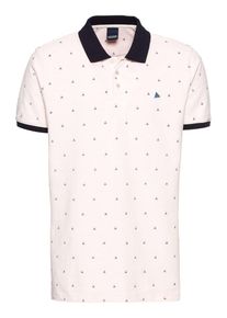 Scotch & Soda SCOTCH & SODA, Herren Poloshirt 'Ams Blauw polo shirt with allover print', Rosa