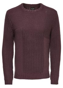 Only & Sons Only & Sons, Herren Pullover Einfarbiger, Bordeaux