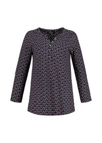 Ulla Popken, Damen Shirt, Blau / Mischfarben