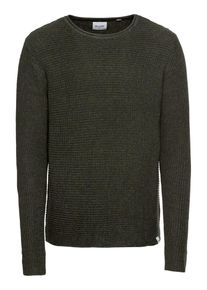 Only & Sons Only & Sons, Herren Pullover 'onsSATO MULTI CLR KNIT NOOS', Dunkelgr&uuml;n