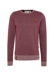 Naketano, Herren Sweatshirt 'Geschichtenerz&auml;hler', Beere