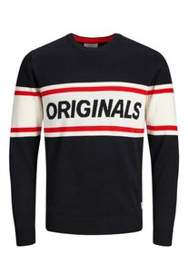 Jack & Jones JACK & JONES, Herren Pullover, Rot / Schwarz / Wei&szlig;
